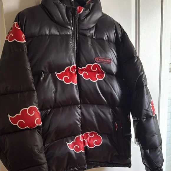 Hypland-SHIPPUDEN AKATSUKI PUFFER JACKET 
Naruto Anime - Picture 3 of 8